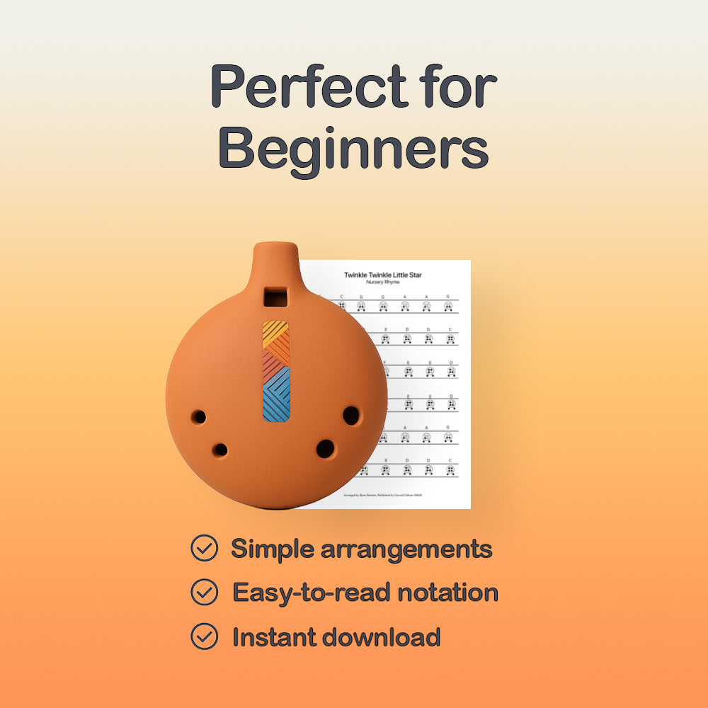 Beautiful dreamer - 6 Hole Ocarina Tab