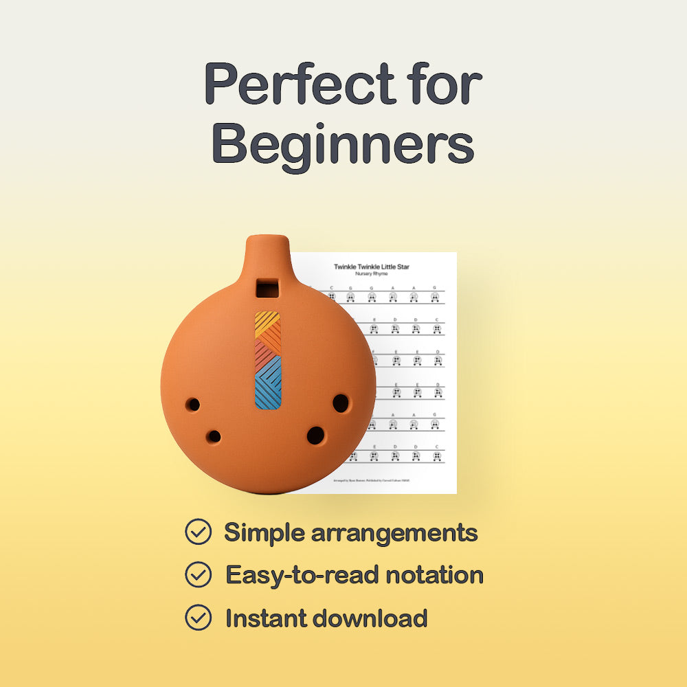 Rock-a-bye baby - 6 Hole Ocarina Tab