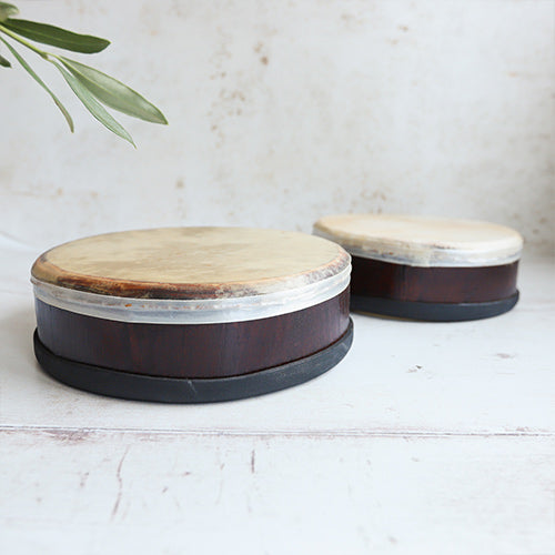 Side of Traditional African Ngoma Percussion