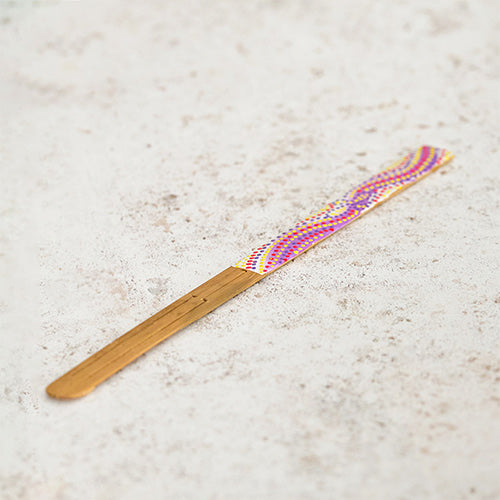 Bamboo Karinding Mouth Jaw Harp Dot Painted Design