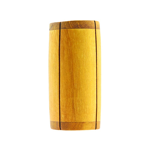 Wooden Jackfruit slitted barrel shaker
