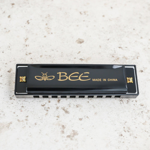 Black Bee Design Harmonica Made in China Plastic