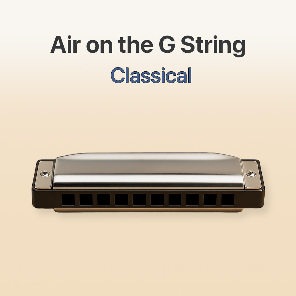 air on g string harmonica tab