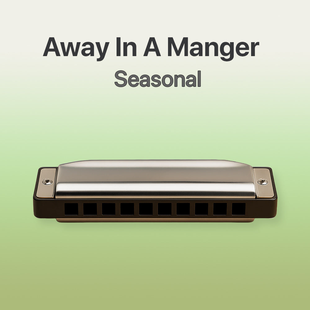 Away in a manger - Harmonica tab