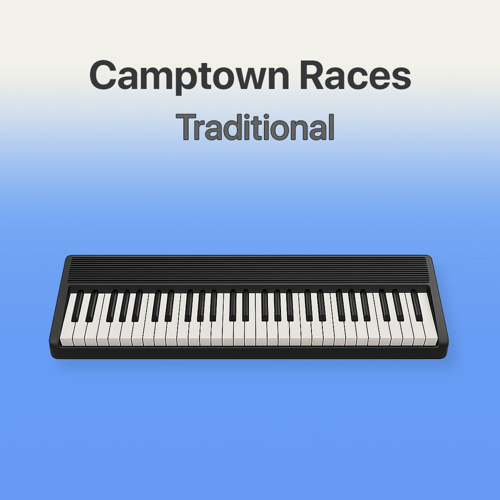camptown races piano sheet