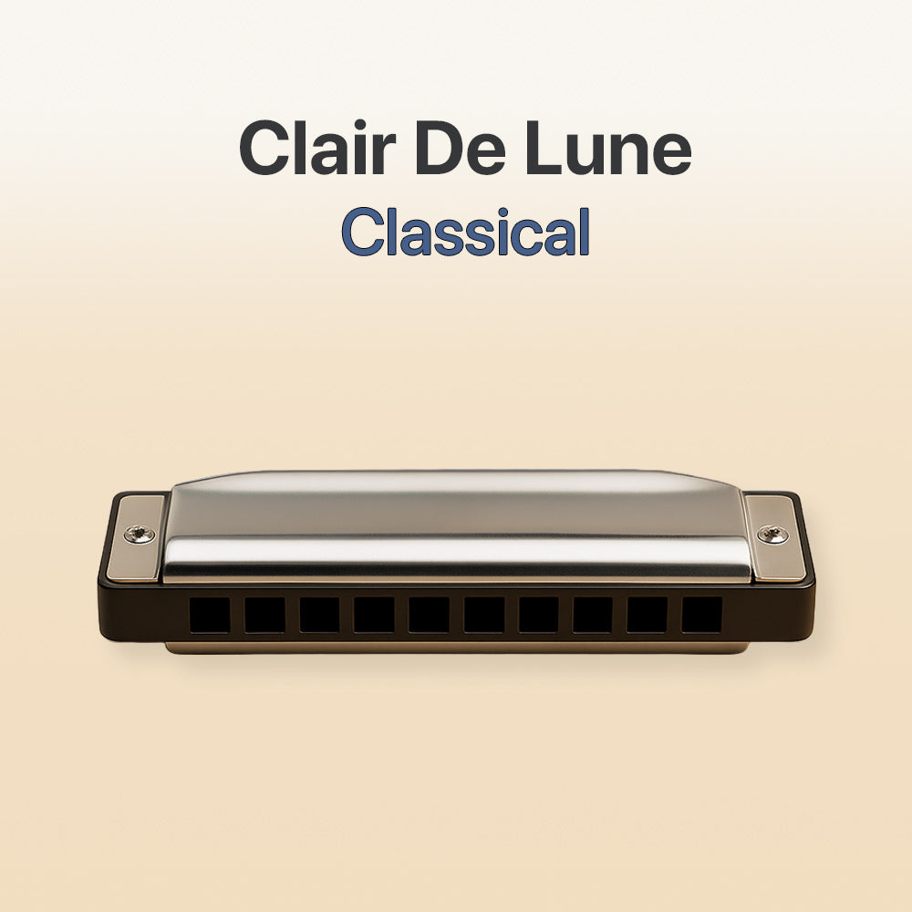 Clair de lune - Harmonica tab