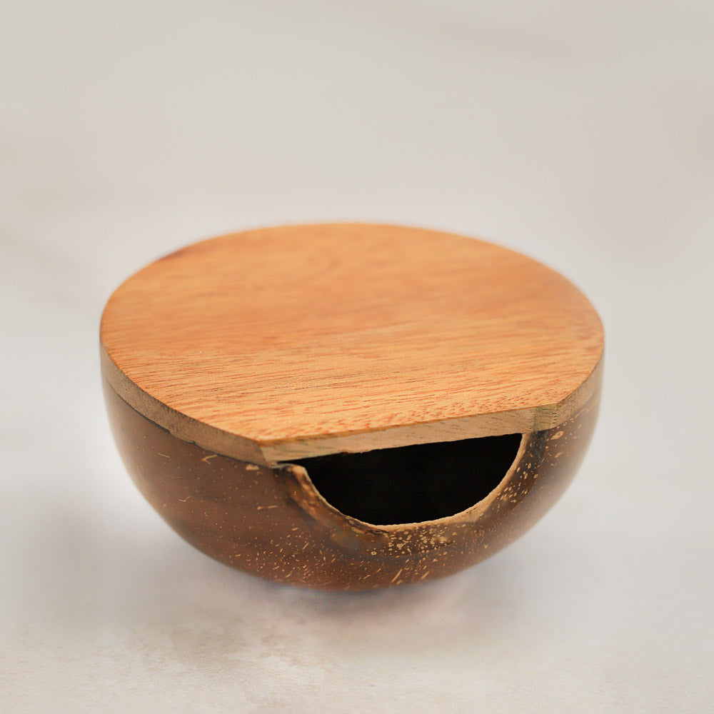 coconut hand drum hole