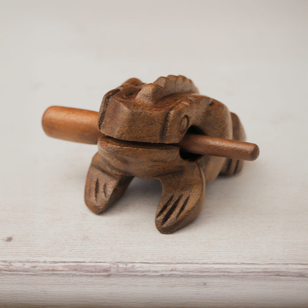 front of 4" croaking frog