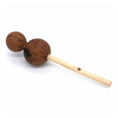 laying down double gourd shaker