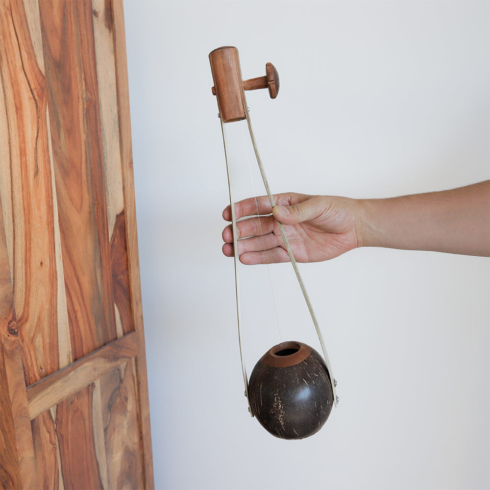 coconut gopichand pro instrument in hand