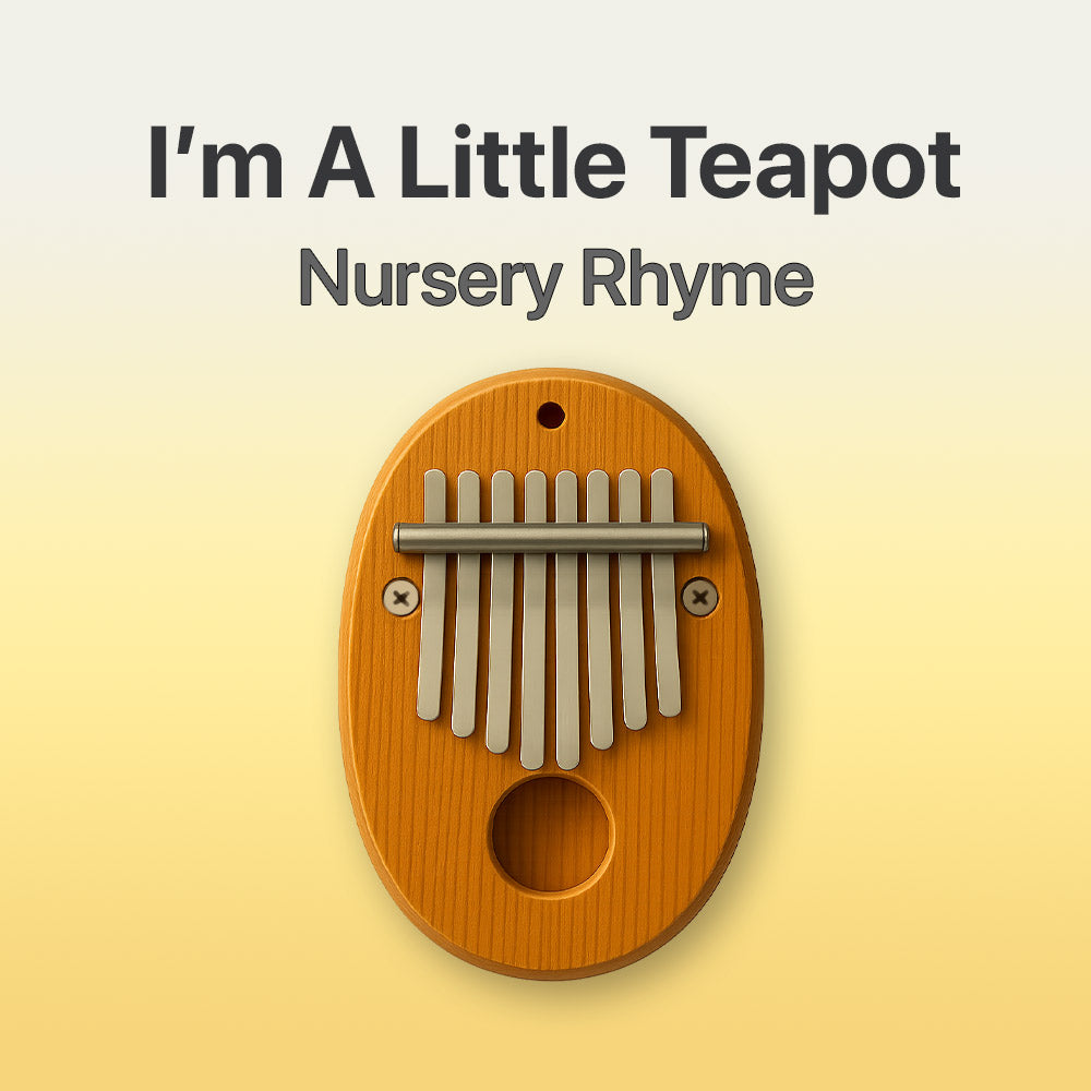 I’m A Little Teapot - 8 Note Pocket Kalimba Tab