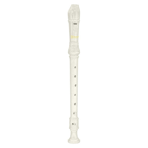Ivory white recorder flute made by recorder workshop