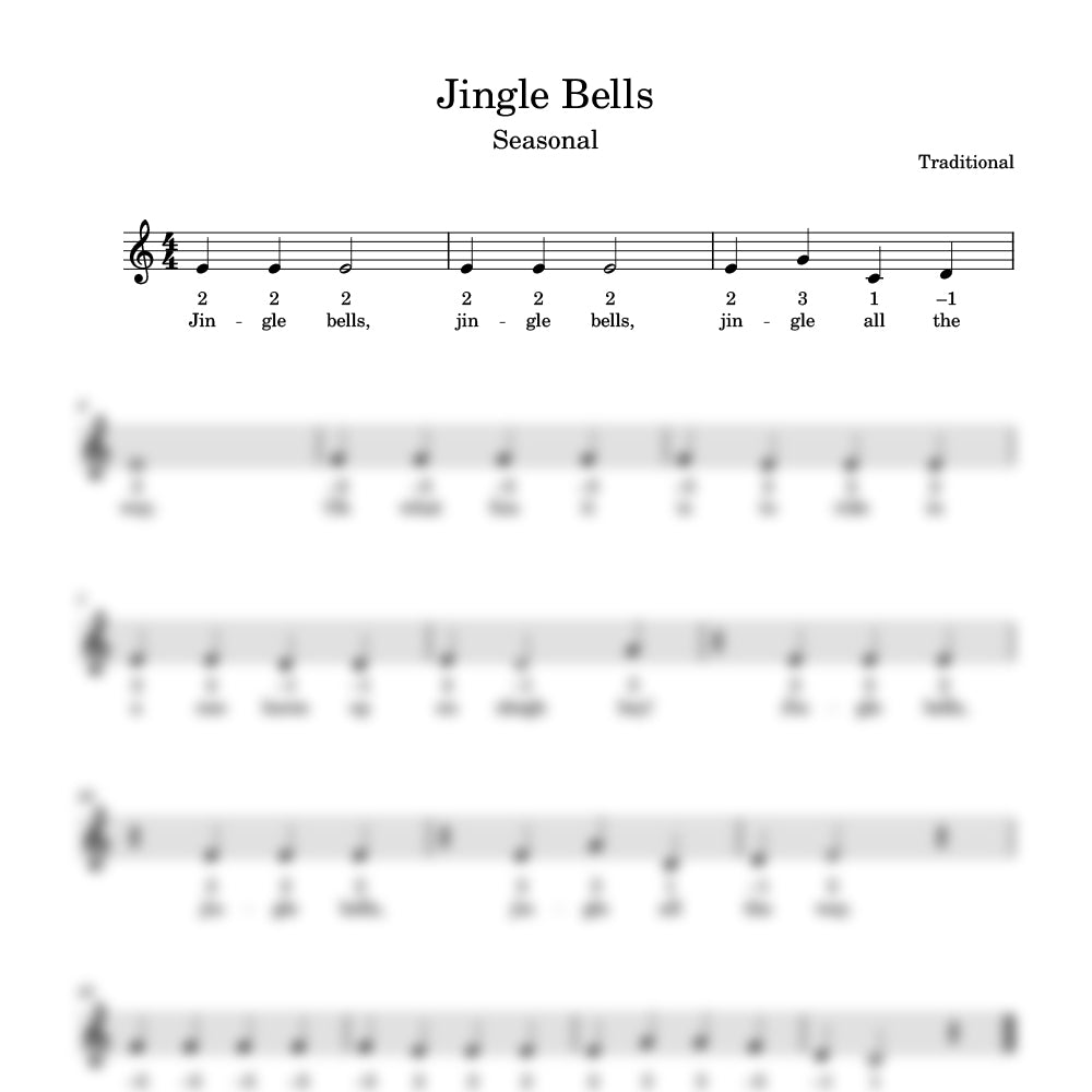 Jingle Bells harmonica preview