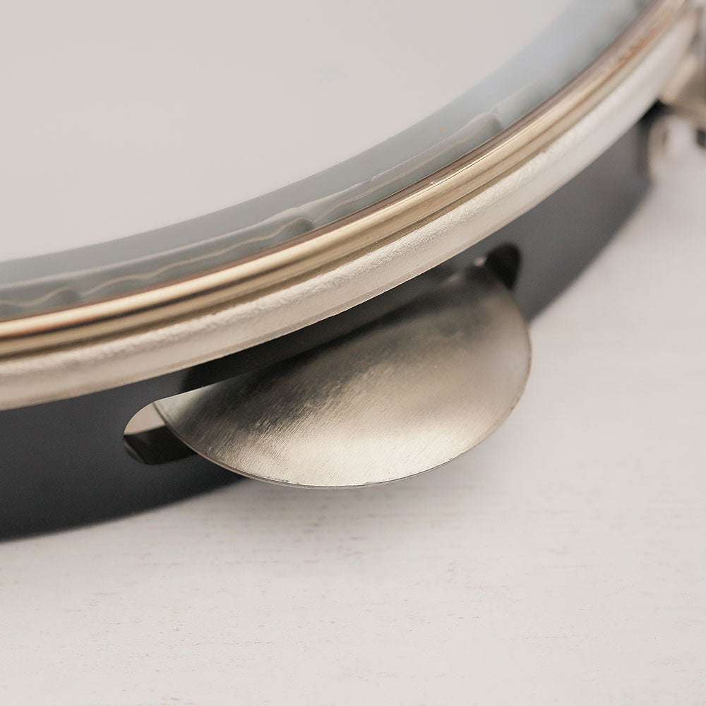 close up of izzo tambourine bell