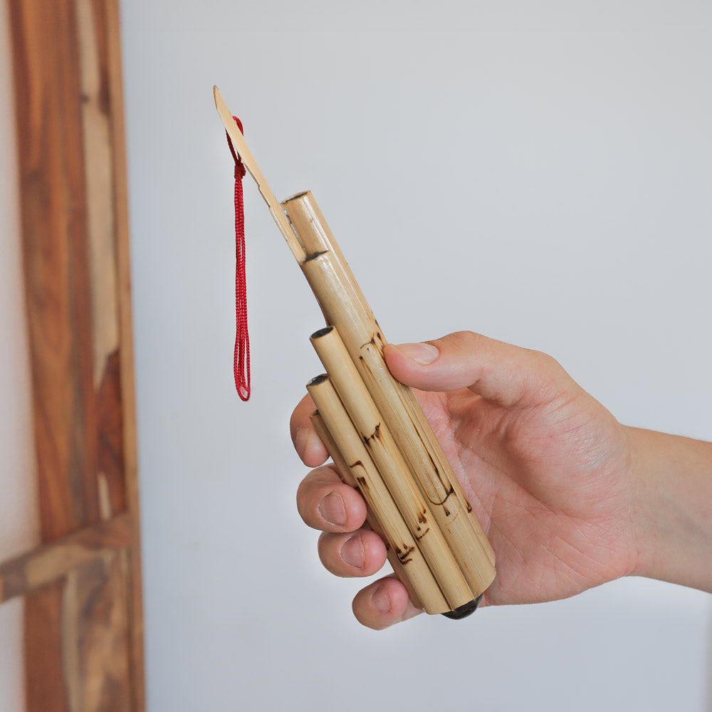 thai wot flute in hand image