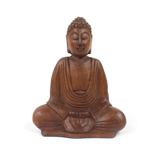 40cm carved sitting buddha from Indonesia