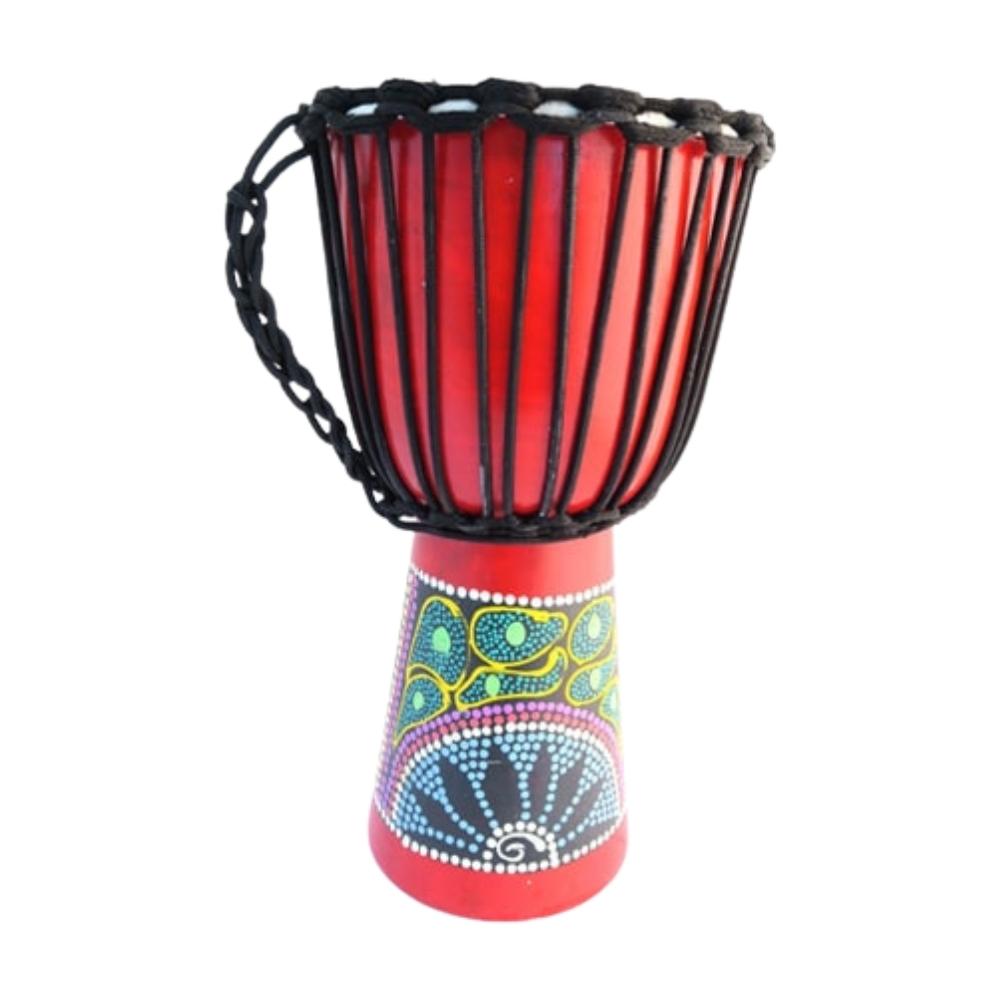 large 50cm djembe dot painted indonesian drum