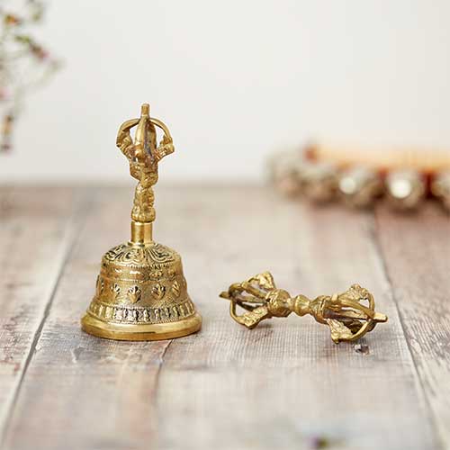 ghanta bell with beater instrument