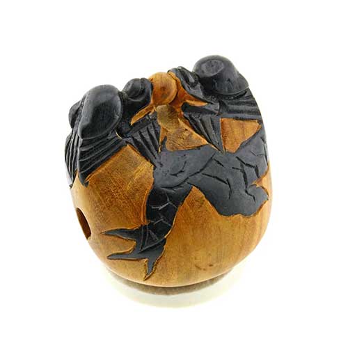 black and brown temple block