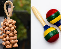 Lima Nut Cluster and Maracas side by side