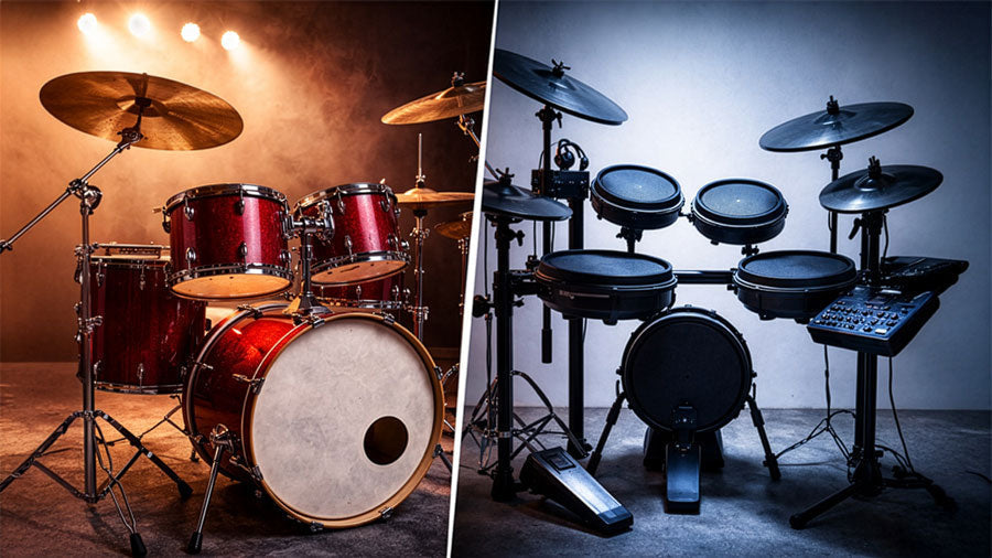 Electric Drum Set vs Acoustic Drum Kit