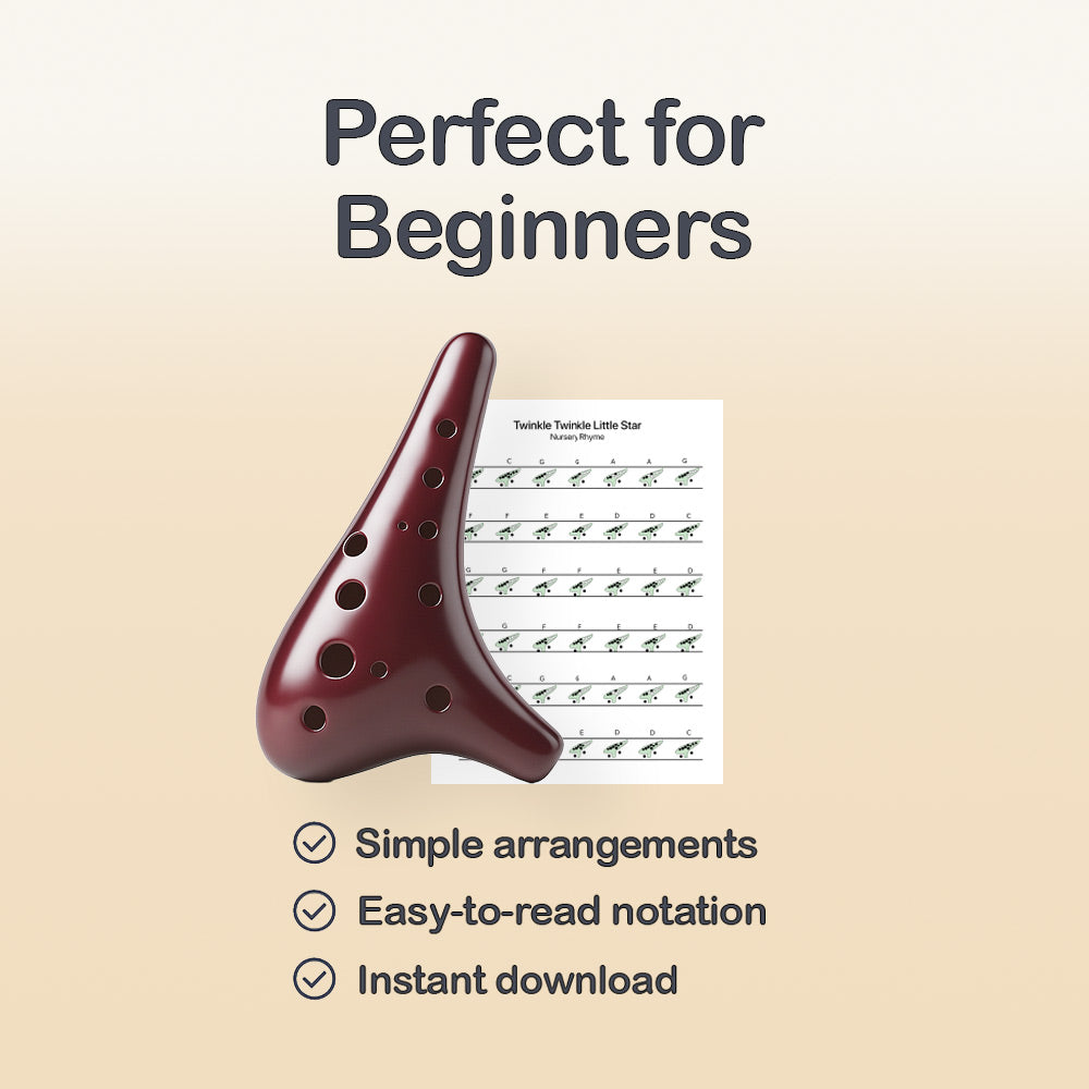 Coppelia Valse - 12 Hole Ocarina Tab