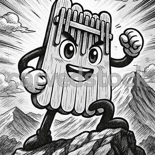 Kalimba – Anime Character Triumph (Stock Image)