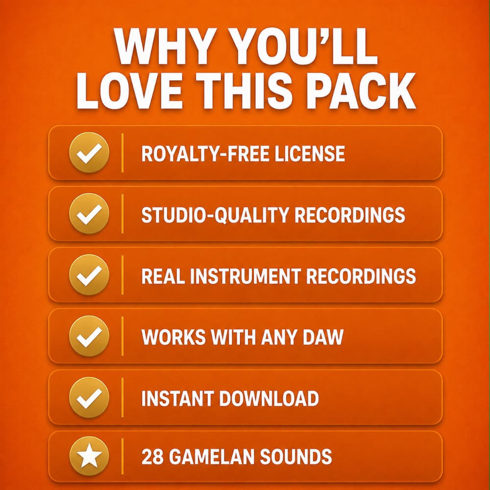 Gamelan Sample Pack