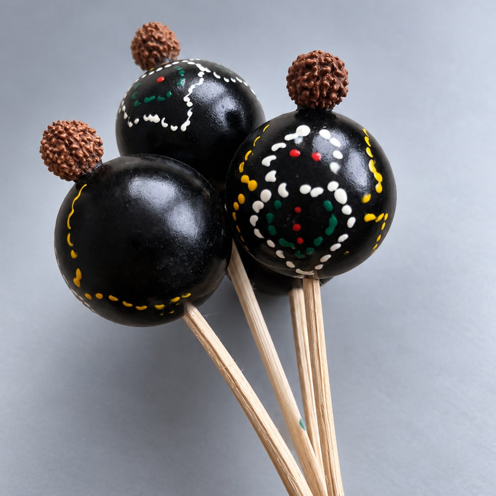 close up of labora balls 
