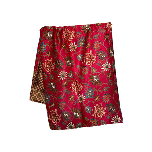 Silk Red Batic Sarong