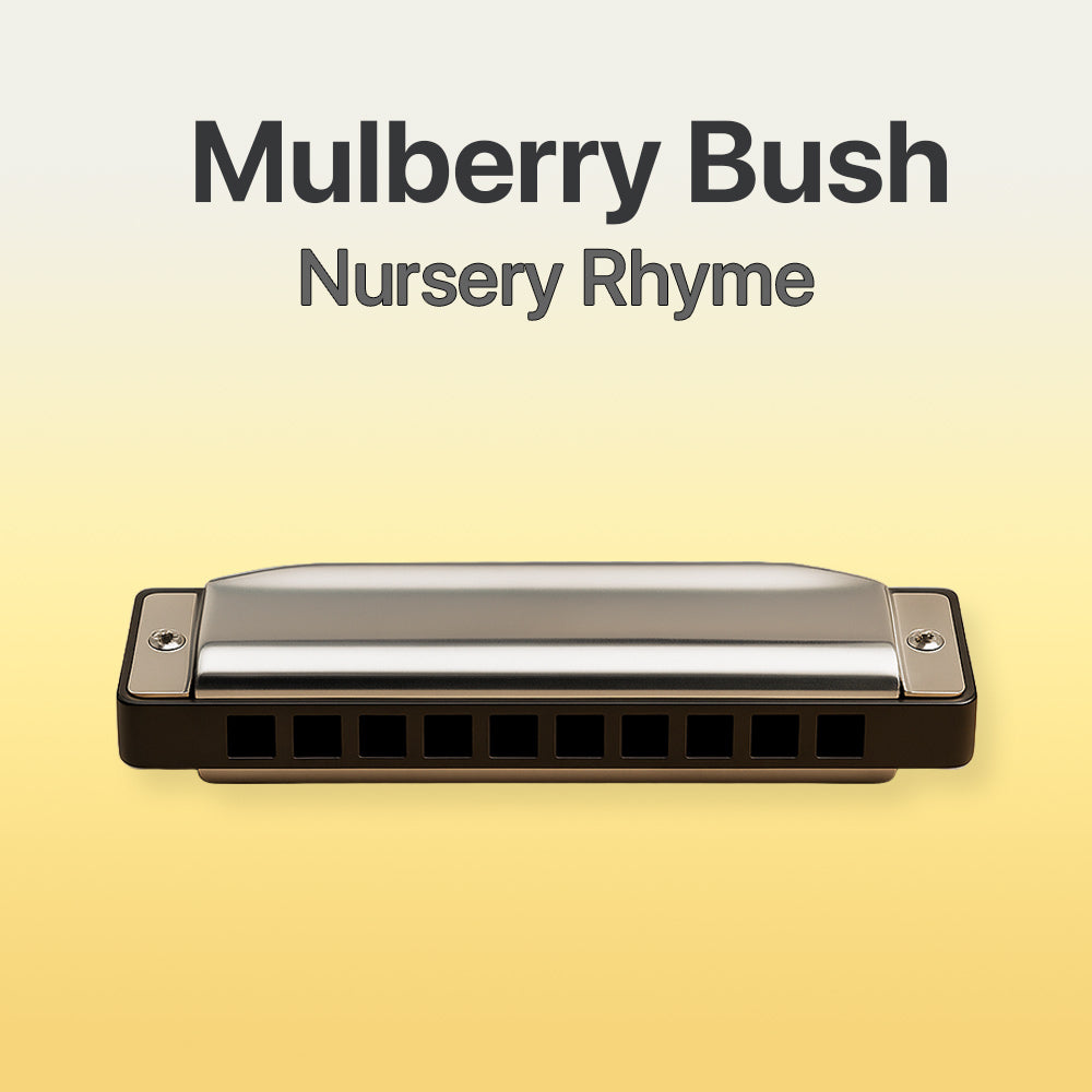 Here we go round the mulberry bush - Harmonica tab