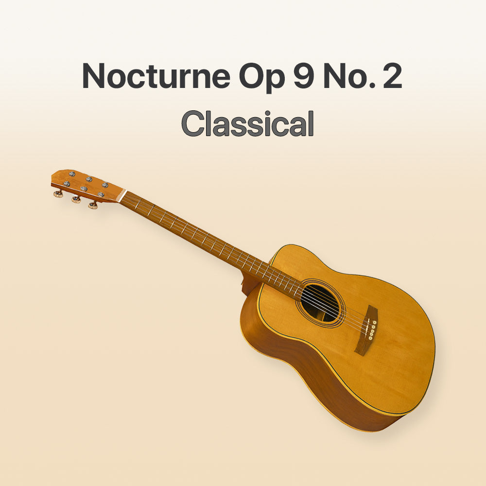 Nocturne Op.9 No.2 - Guitar Tab