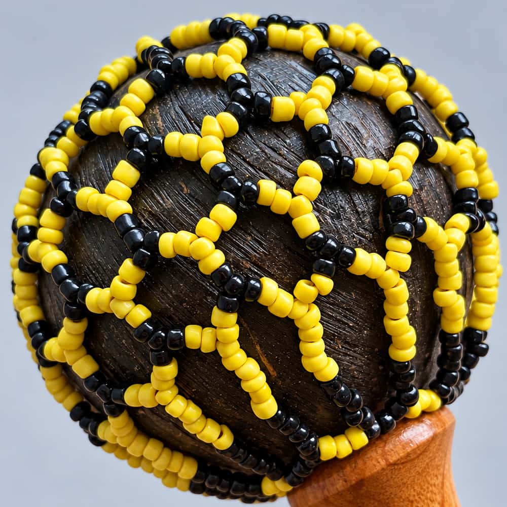 close up of beads