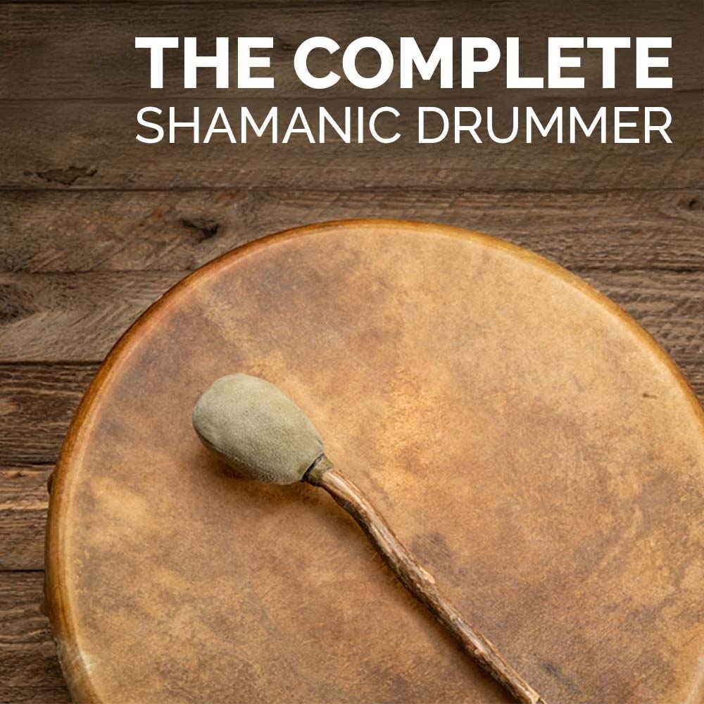 shamanic drum with beater complete book