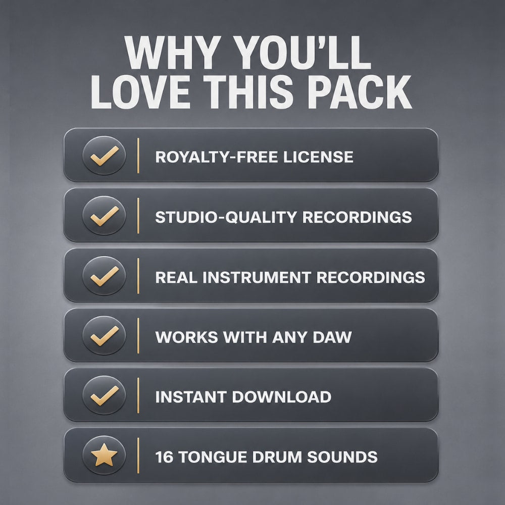 Steel Tongue Drum Sample Pack