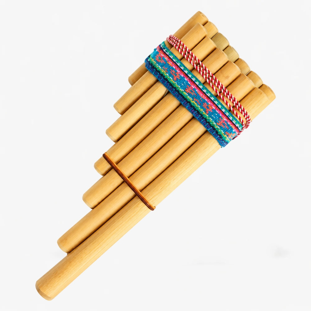 Double Zampona Pan Pipes - Carved Culture